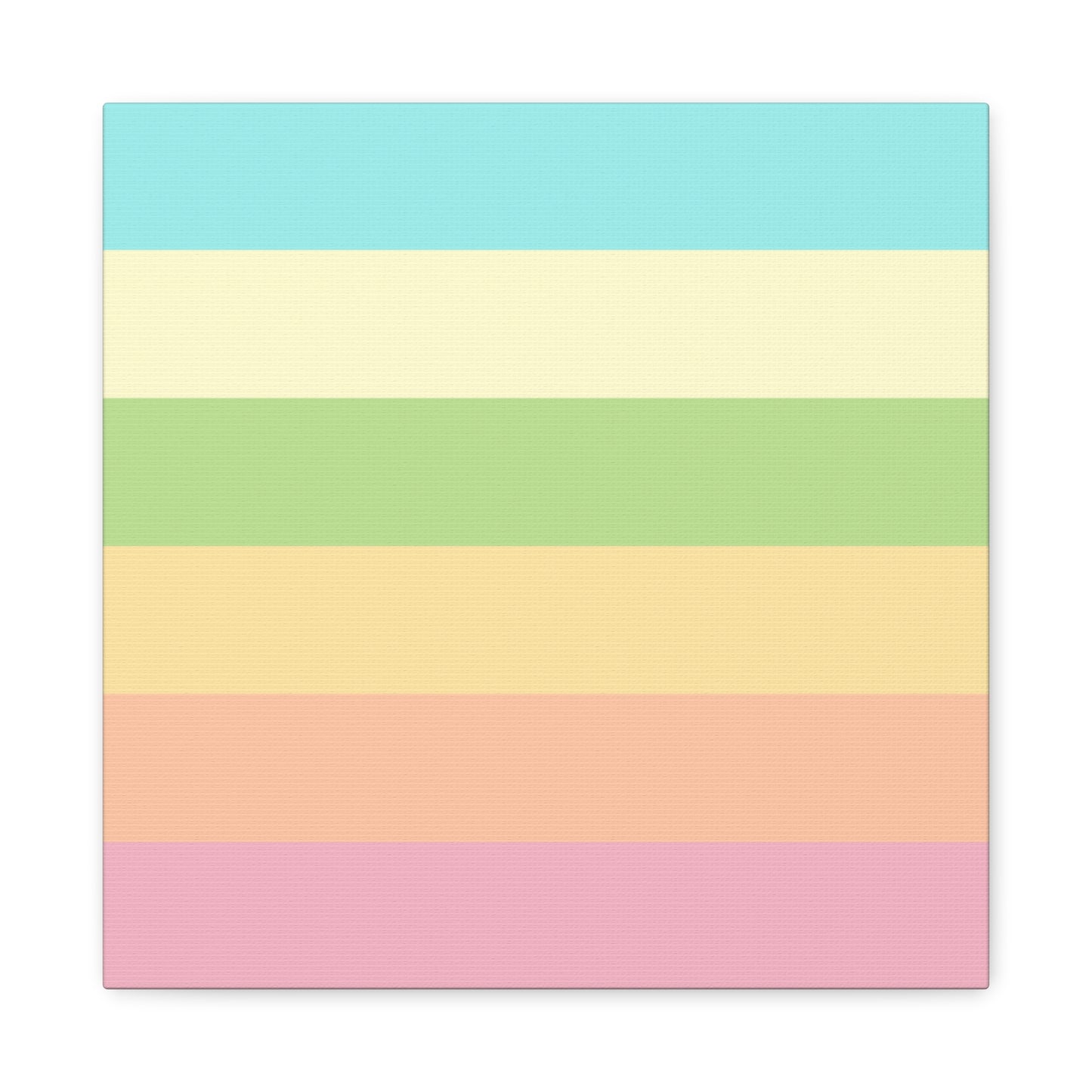 Pastel Stripes - Canvas
