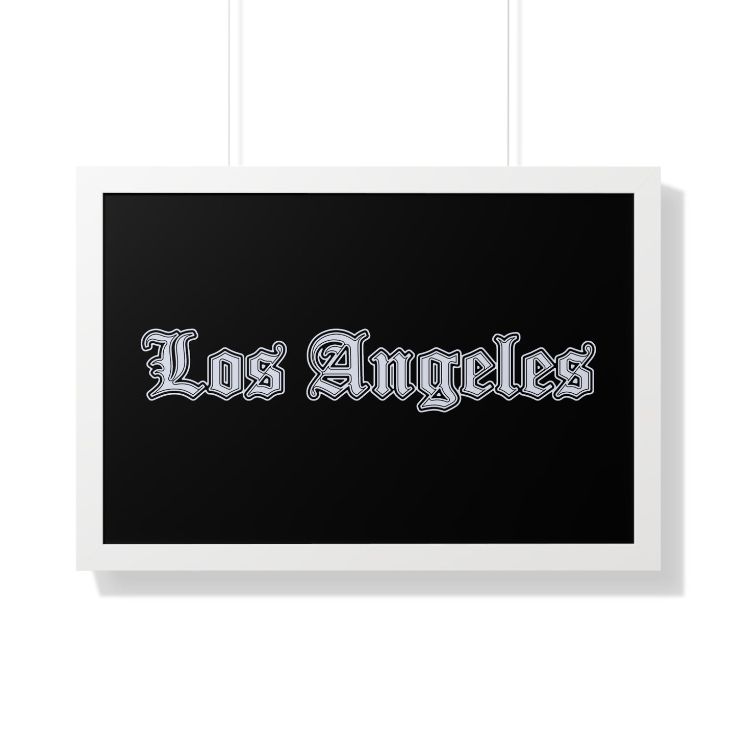 Los Angeles - Silver Edition - Framed Poster