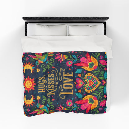 Hugs, Kisses & Love - Plush Blanket
