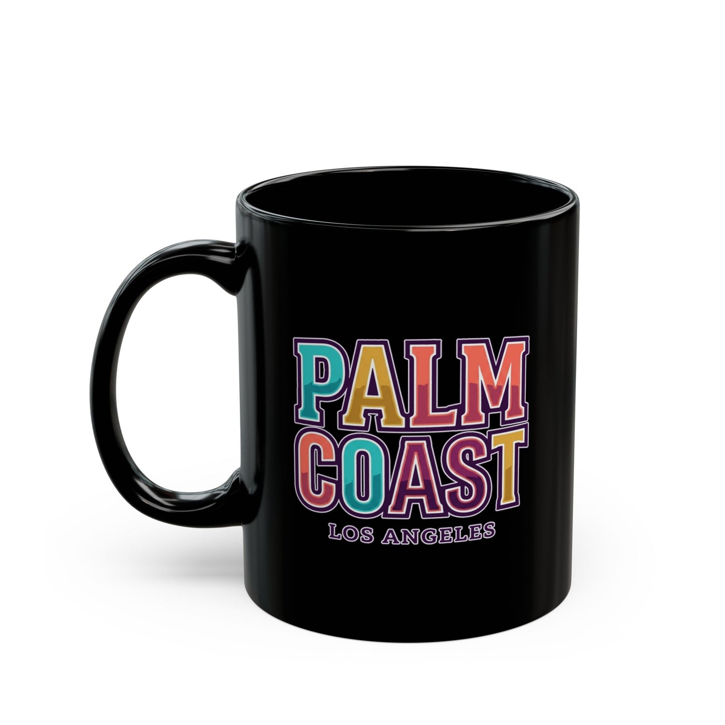 Palm Coast - Los Angeles - Black Mug