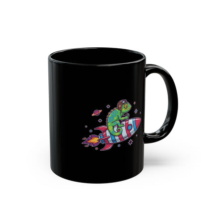 Cosmic Rider - Black Mug