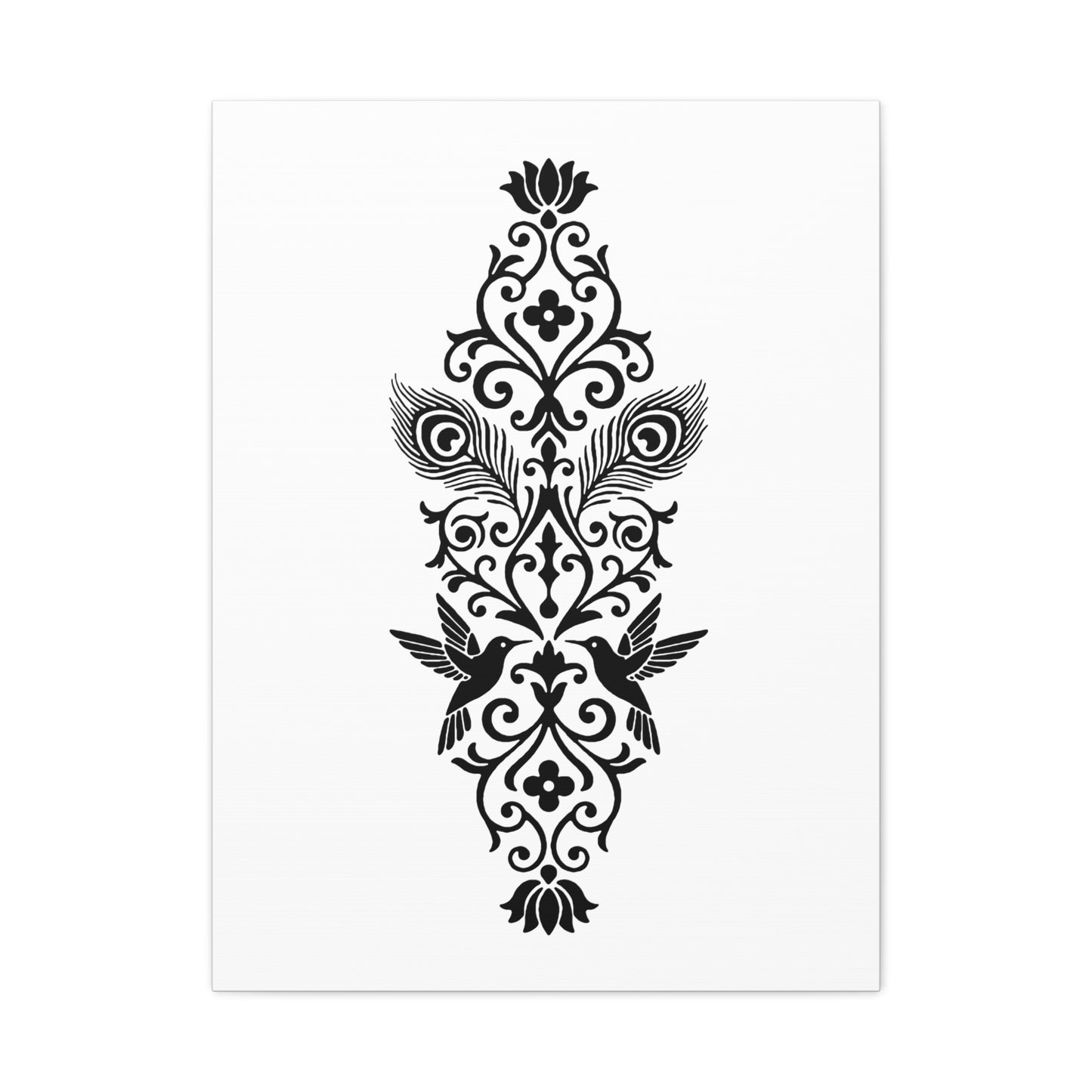 Hummingbird Soulmates - Stretched Canvas