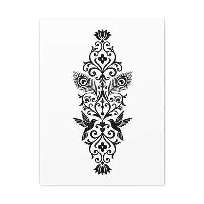 Hummingbird Soulmates - Stretched Canvas