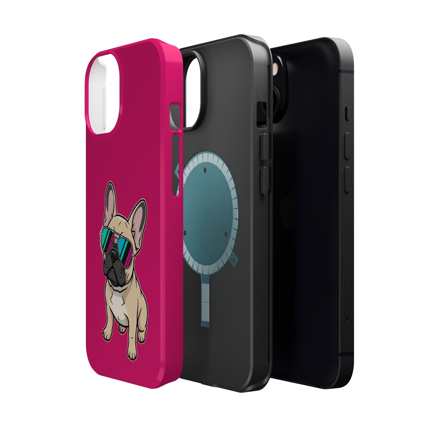 French Bulldog with Sunglasses - Magnetic Phone Case