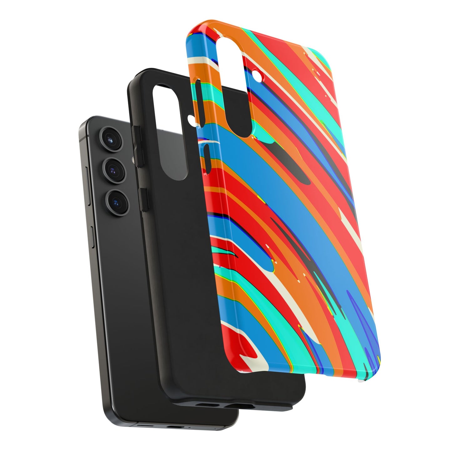 Abstract Rainbow Swirl Arc - Phone Case