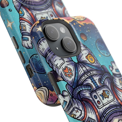 Astronaut Cat - Magnetic Phone Case