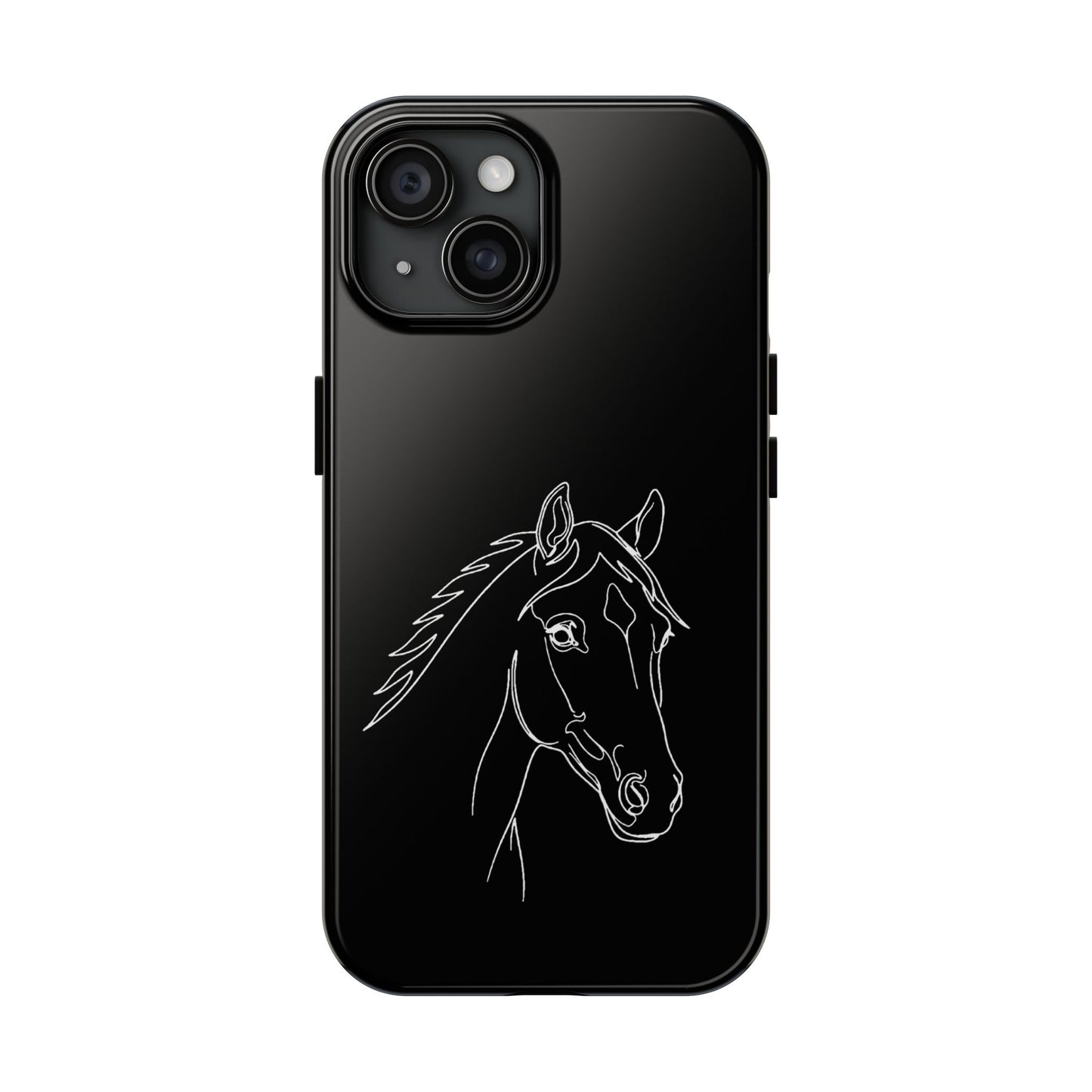 Horse Portrait Sketch - Phone Case