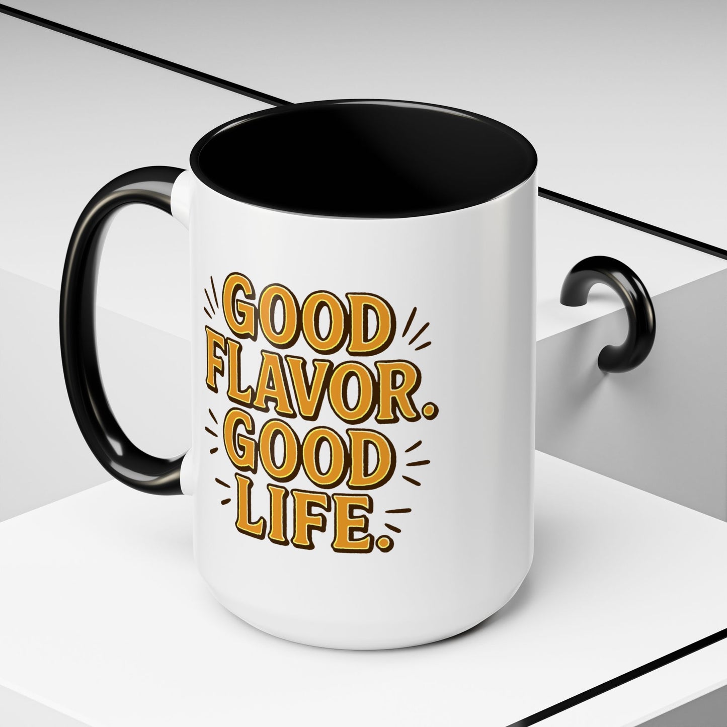 Good Flavor. Good Life. - Color Accent Mug