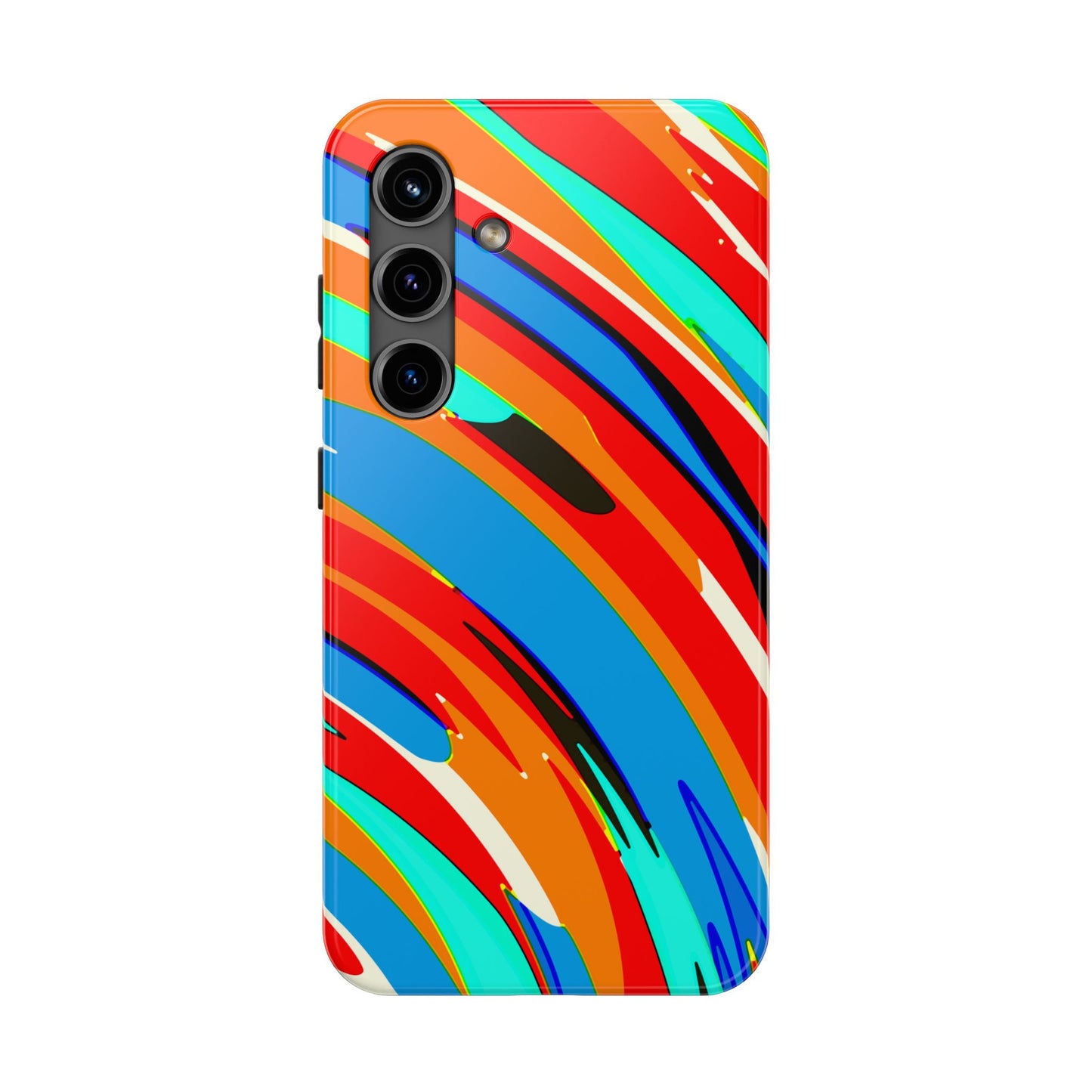 Abstract Rainbow Swirl Arc - Phone Case