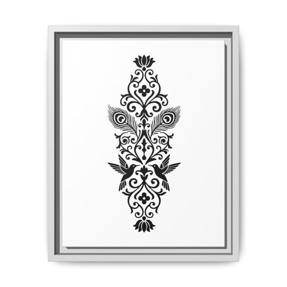 Hummingbird Soulmates - Framed Canvas