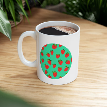Strawberry Pattern - Mug