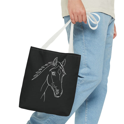Horse Portrait Sketch - Tote Bag
