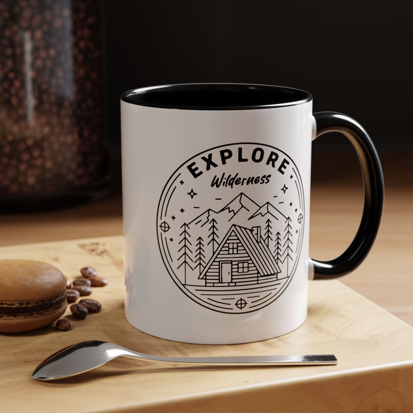 Explore Wilderness - Color Accent Mug