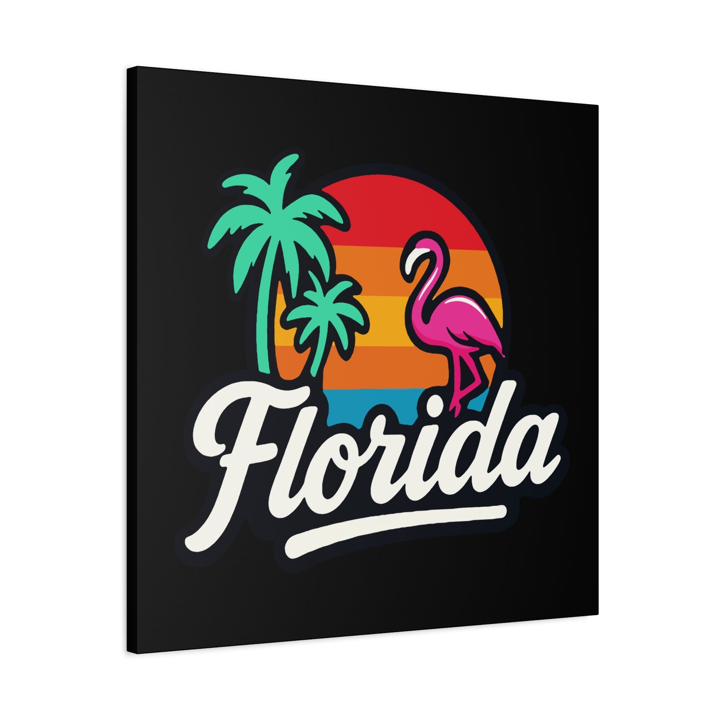 Florida Sunset Palm - Canvas