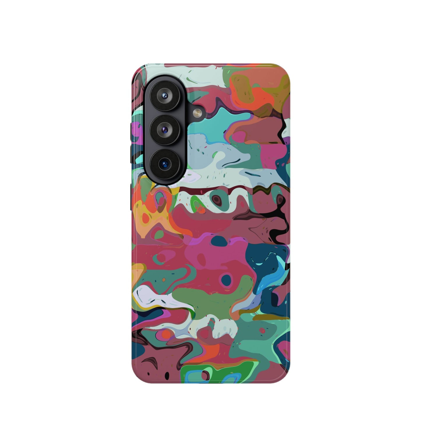 Colorful Abstract Marble - Magnetic Phone Case