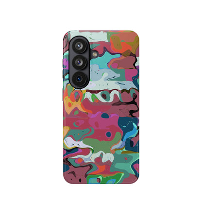 Colorful Abstract Marble - Magnetic Phone Case