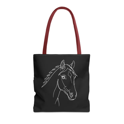 Horse Portrait Sketch - Tote Bag