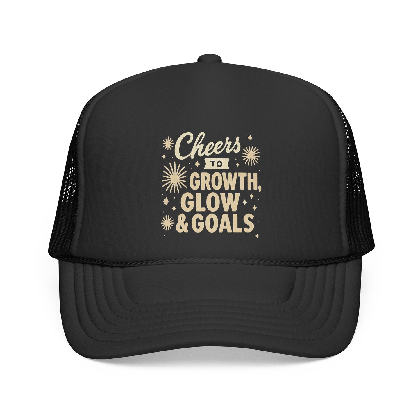 Cheers to Growth, Glow & Goals - Cap