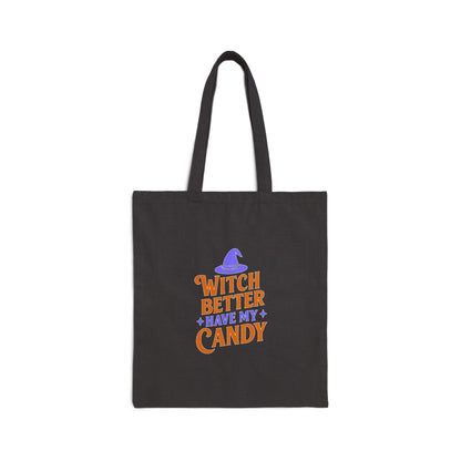Halloween Tote Bag, Witch Better Have My Candy, Trick or Treat Tote, Reusable Shopping Bag, Gift for Witch Lovers