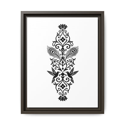 Hummingbird Soulmates - Framed Canvas