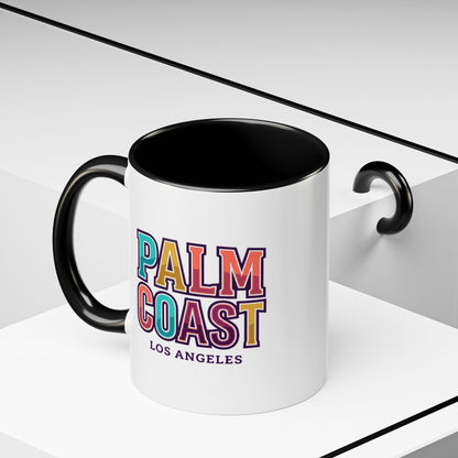Palm Coast - Los Angeles - Color Accent Mug