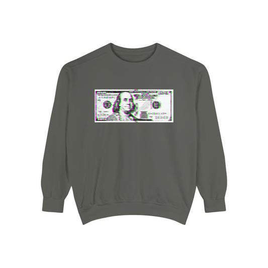 100 Dollars Bill - Green/Magenta Glitch - Streetwear