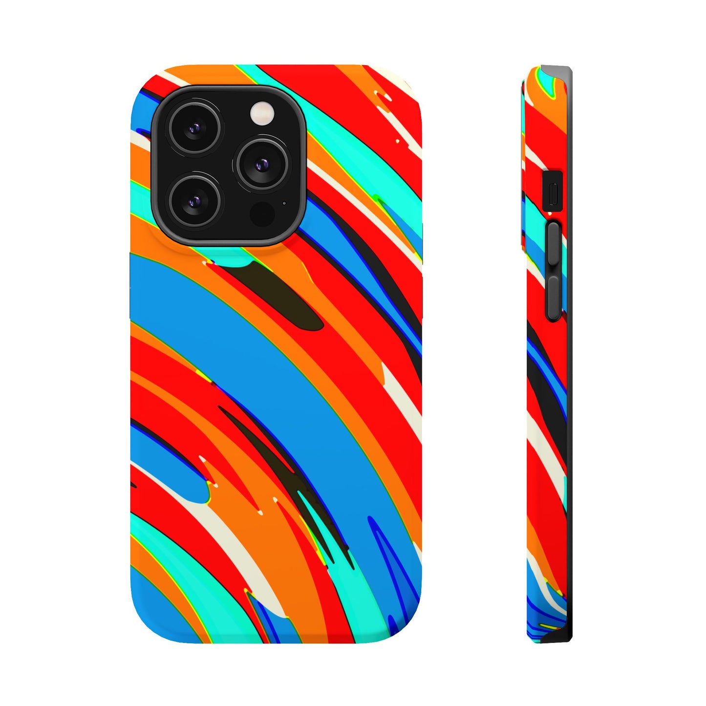 Abstract Rainbow Swirl Arc - Magnetic Phone Case