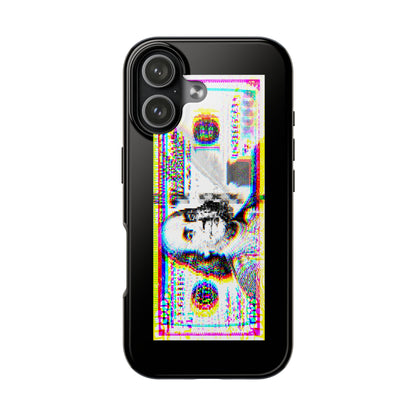 100 Dollars Bill - Neon Color Explosion - Phone Case