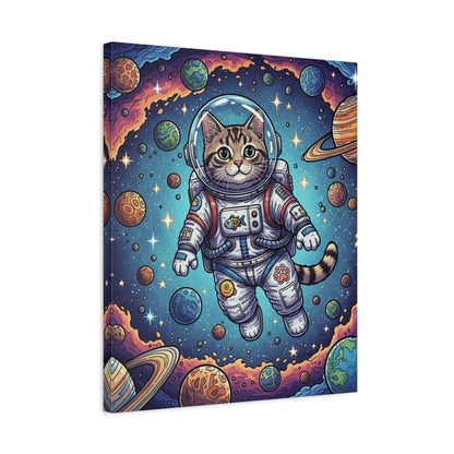 Astronaut Cat - Canvas