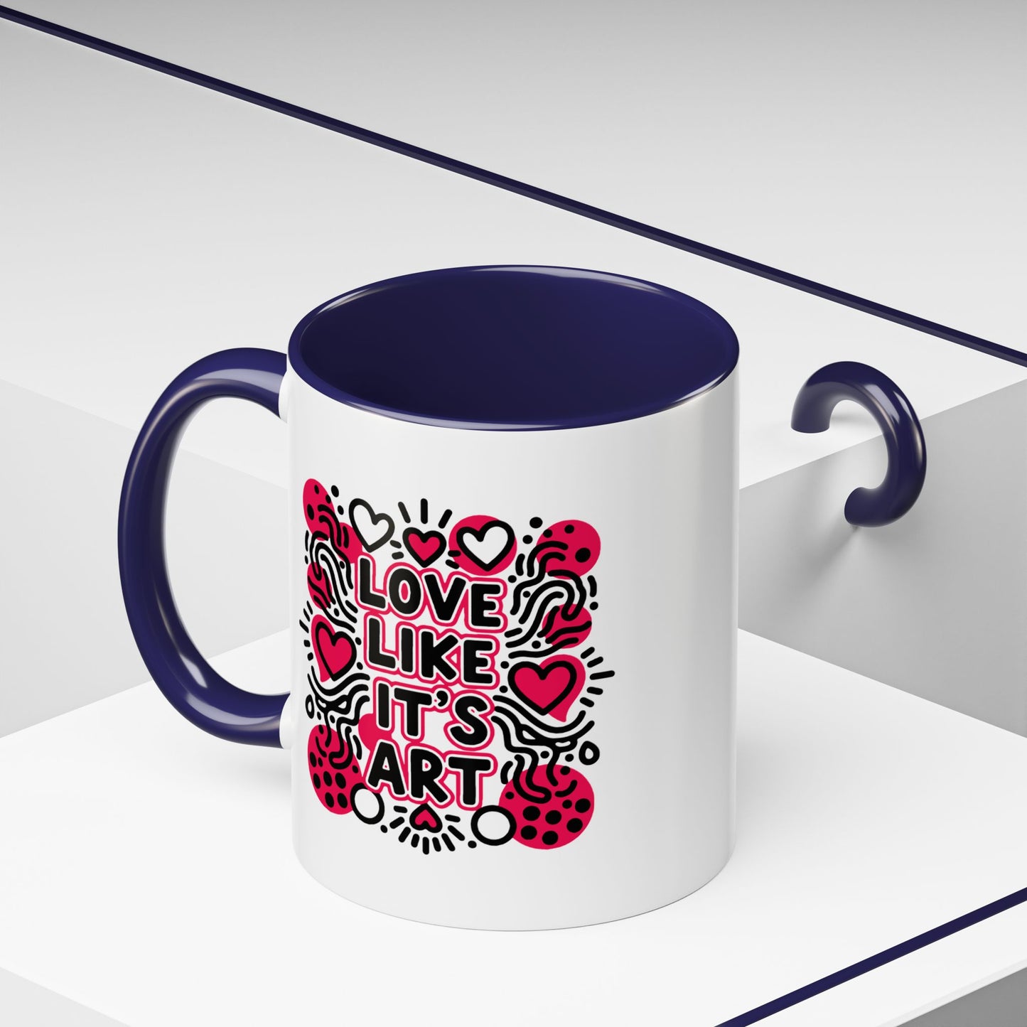 Love Like It’s Art - Color Accent Mug