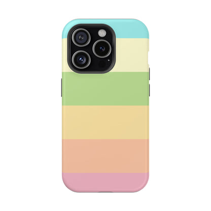 Pastel Stripes - Magnetic Phone Cover
