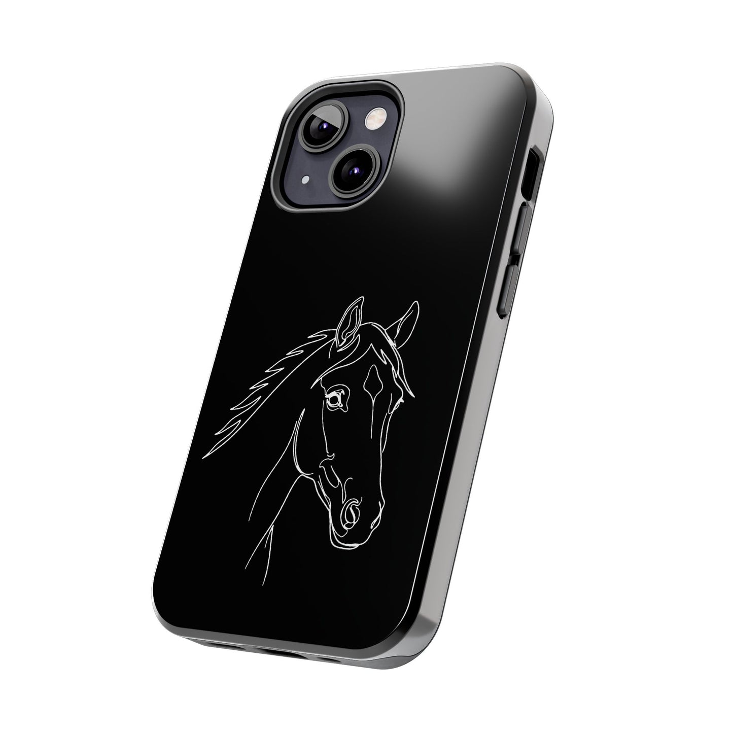 Horse Portrait Sketch - Phone Case