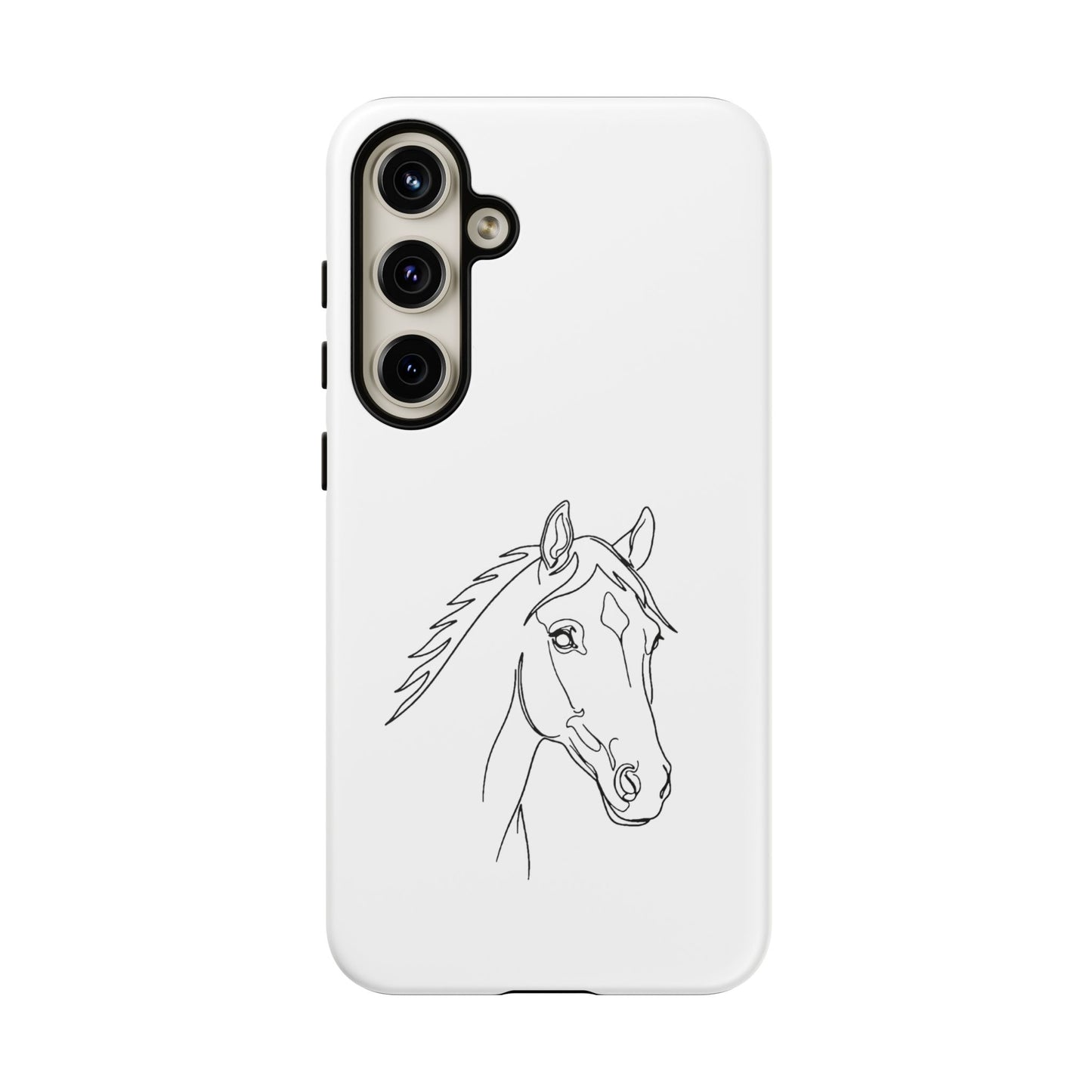Horse Portrait Sketch - Tough Phone Case