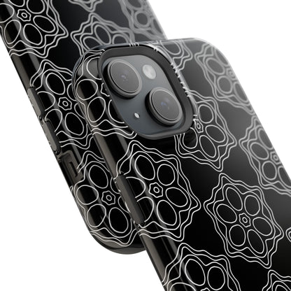 Geometric Sacred Flower - Magnetic Phone Case