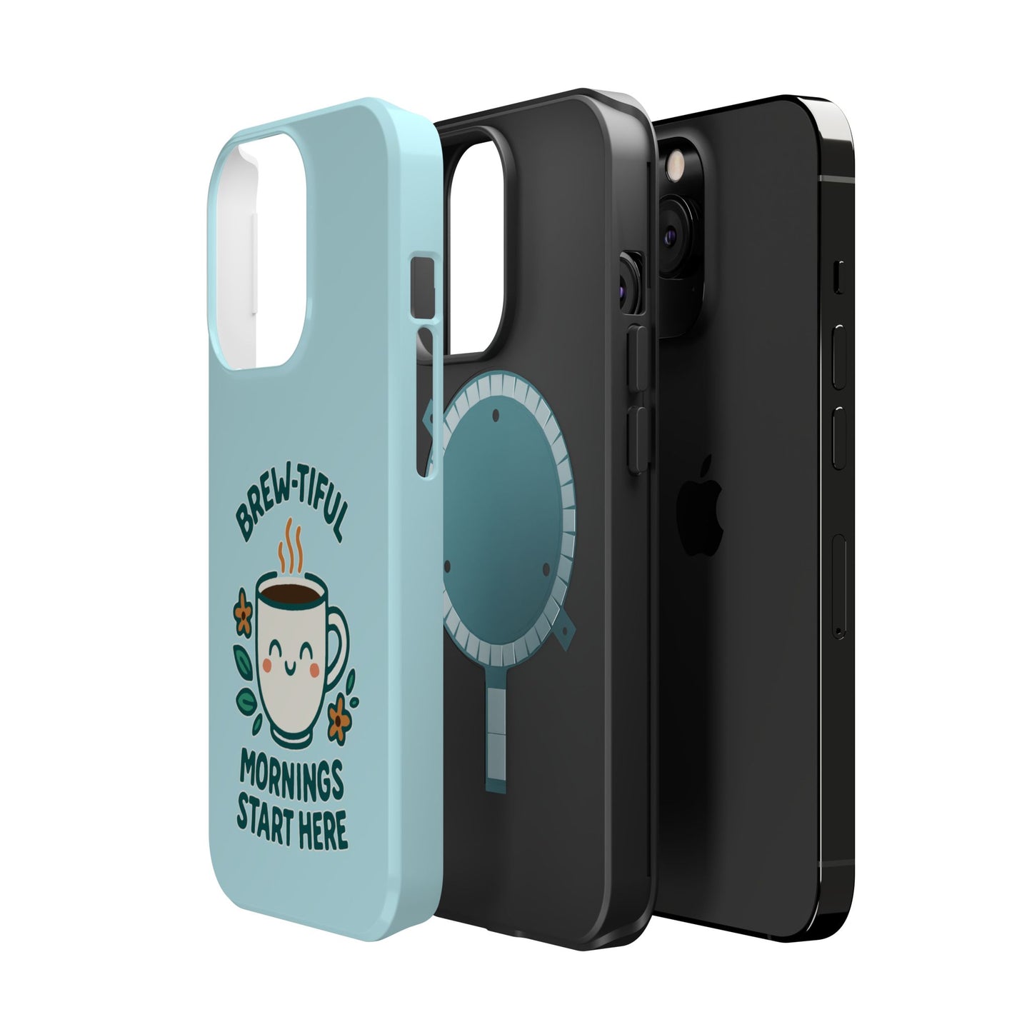 Brew-tiful Mornings Start Here - Magnetic Phone Case
