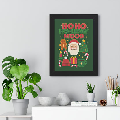 Ho Ho Ho-liday Mood - Framed Poster