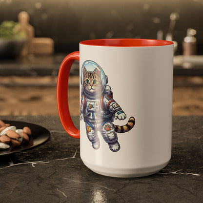 Astronaut Cat - Colorful Mug