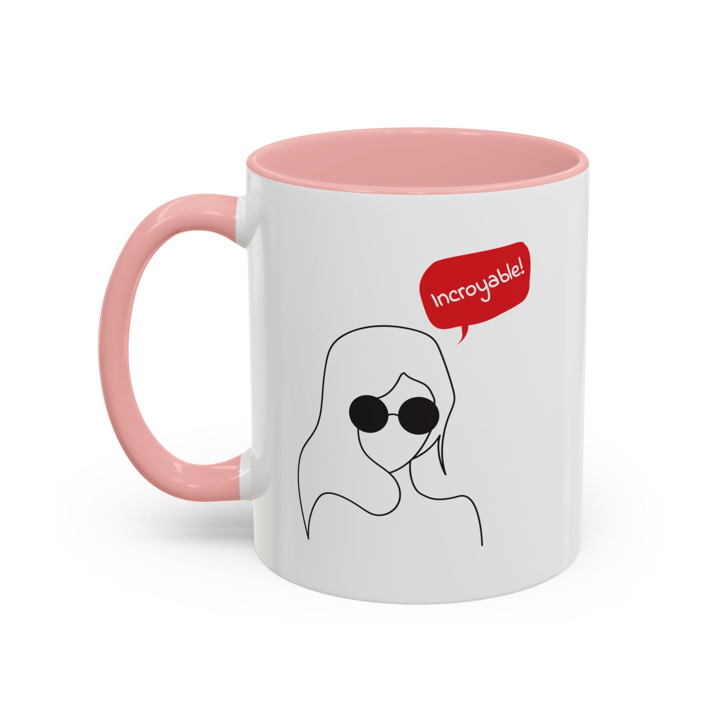 Incroyable Chic Girl - Color Accent Mug