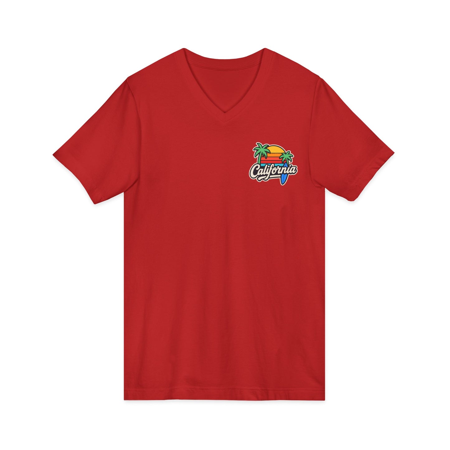 California Surf Vibes - V-Neck Tee
