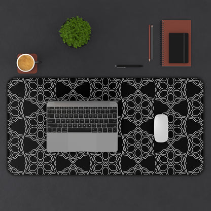 Geometric Sacred Flower - Desk Mat