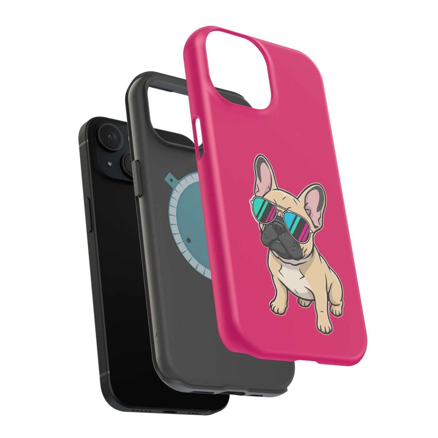 French Bulldog with Sunglasses - Magnetic Phone Case