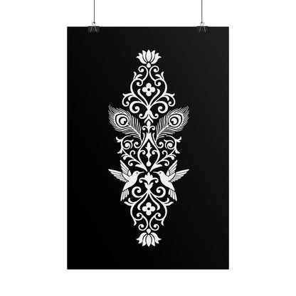 Hummingbird Soulmates - Rolled Poster