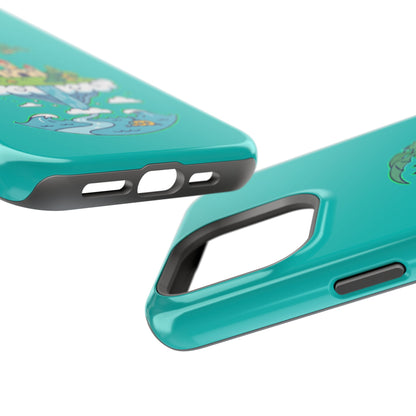 Floating Castle Dragon - Magical Fantasy Island - Magnetic Phone Case