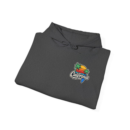 California Vibes Unisex Heavy Blend Hooded Sweatshirt - Cozy Beachwear, Summer Gift, Chill Fashion, Surf Style, Casual Layer