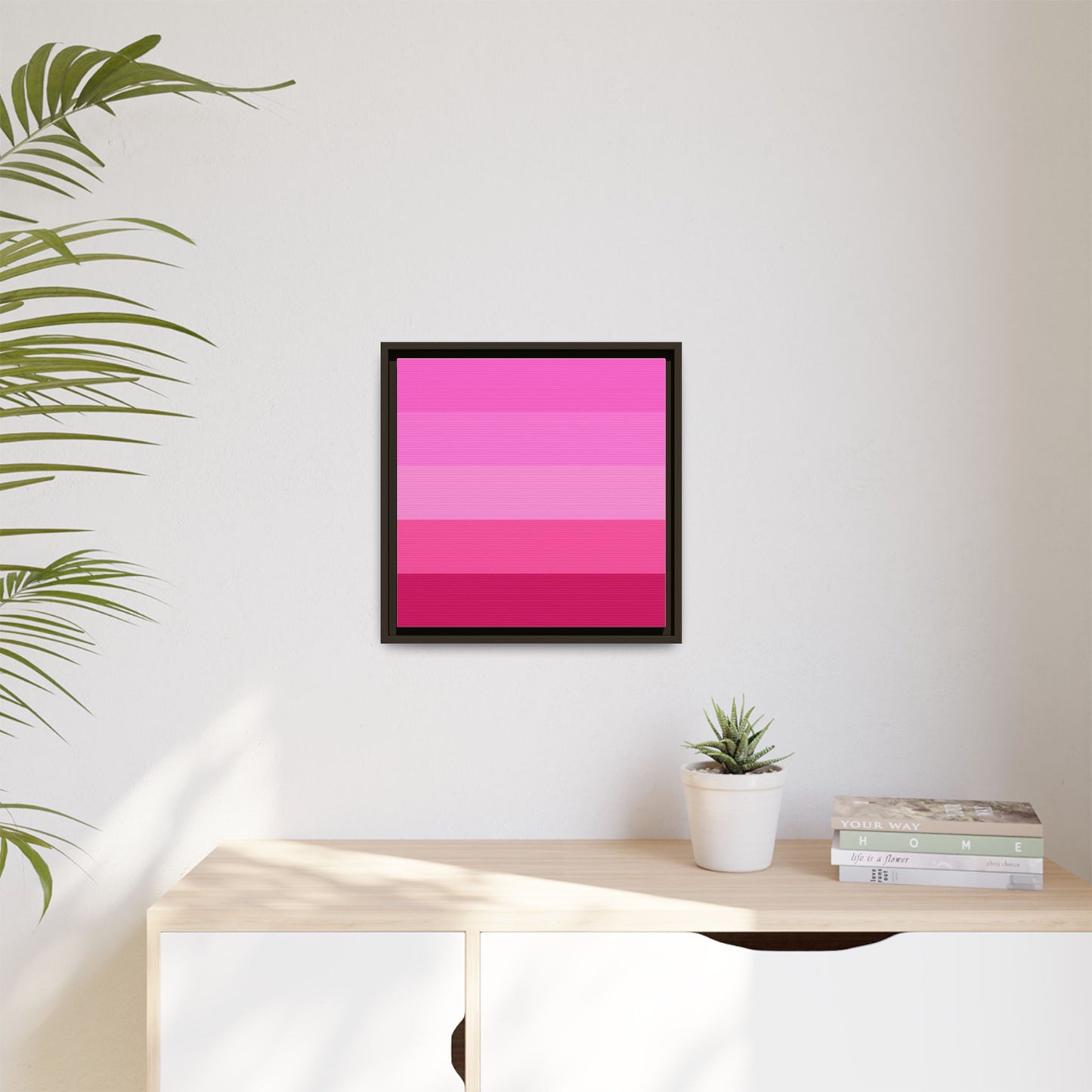 Valentine Rose Colors - Framed Canvas