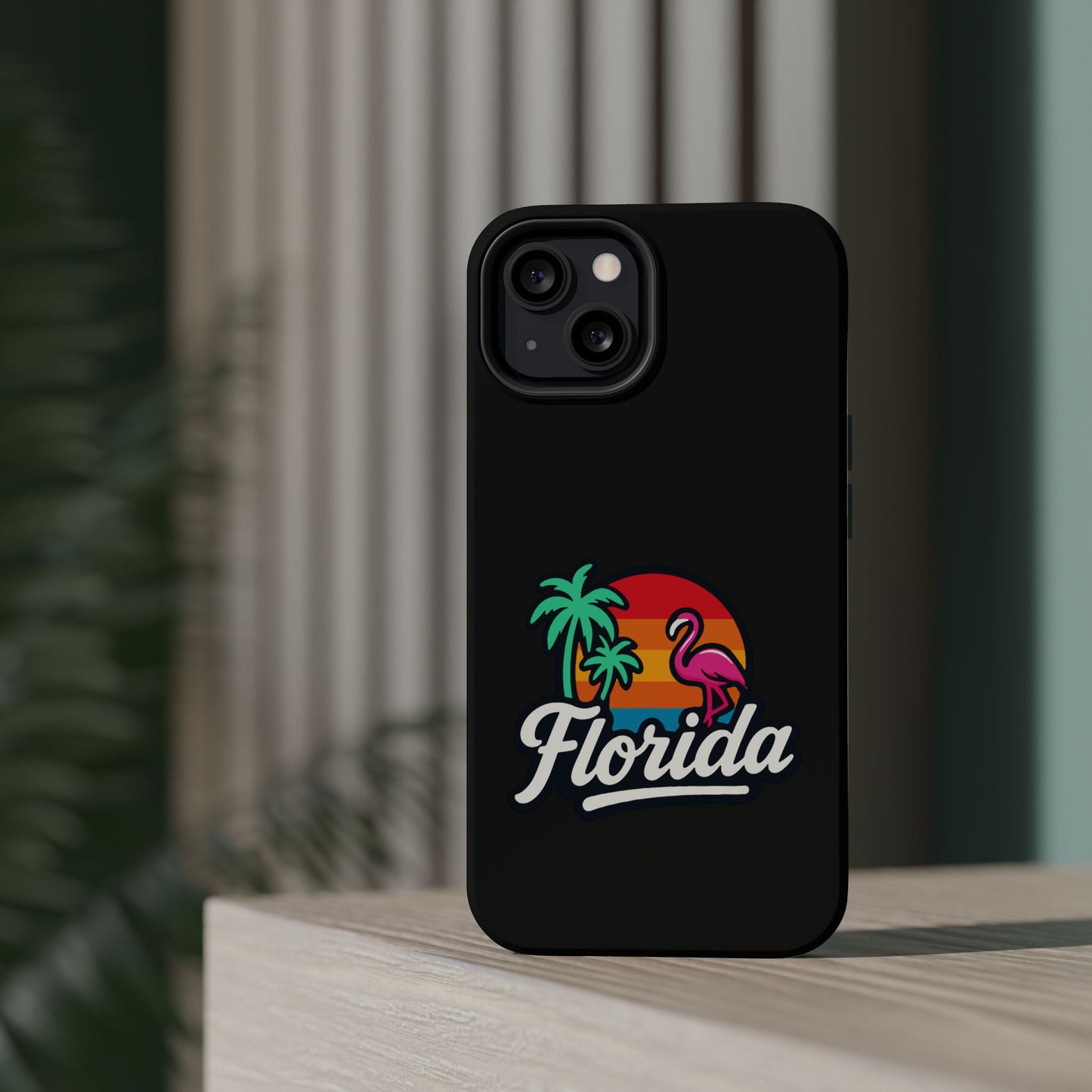 Florida Sunset Palm - Magnetic Phone Case