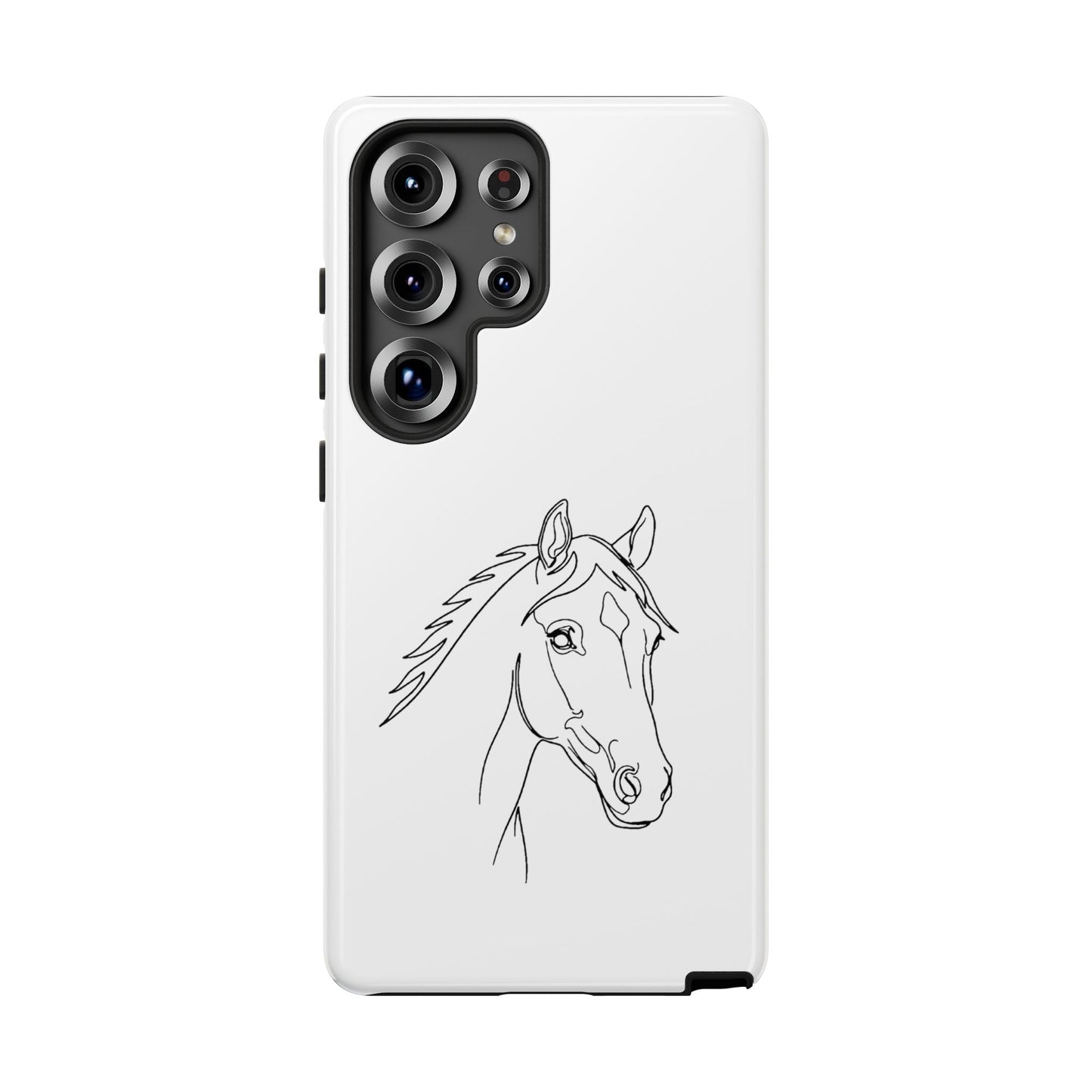 Horse Portrait Sketch - Tough Phone Case