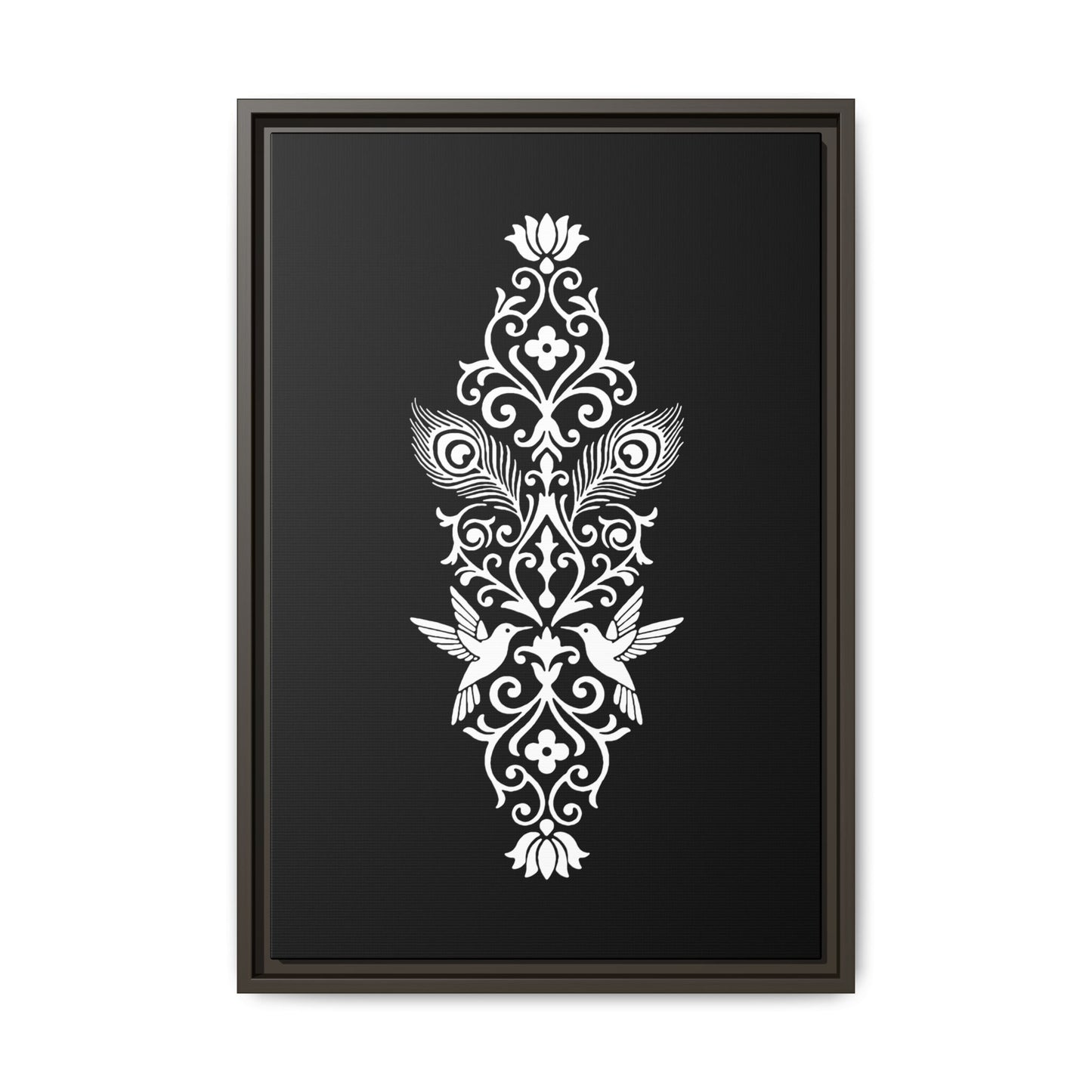 Hummingbird Soulmates - Framed Canvas