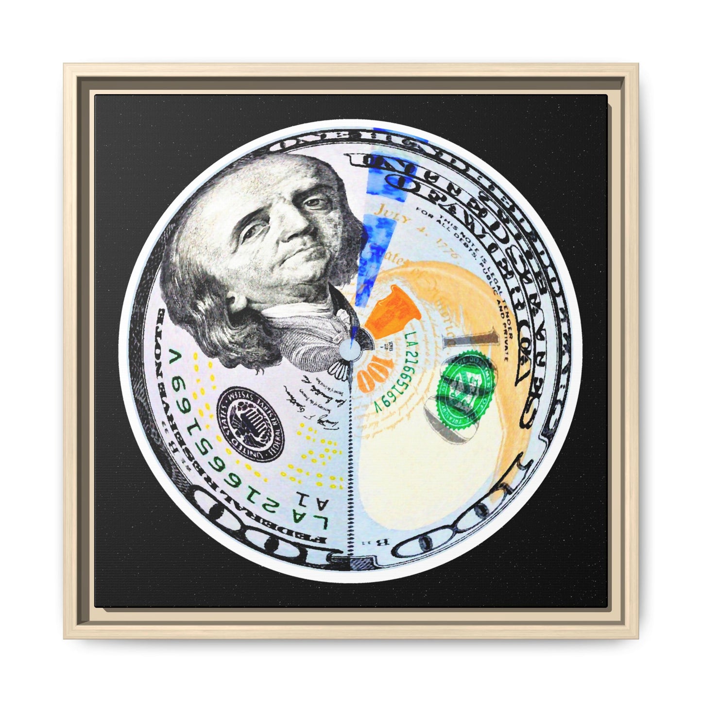 THE MOONEY - Framed Canvas