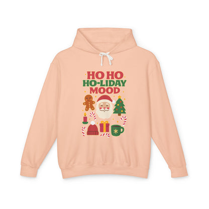 Unisex Holiday Hoodie, Ho Ho Ho-liday Mood, Christmas Gift, Festive Apparel, Cozy Sweatshirt, Holiday Season Wardrobe